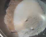 A picture of step 1 of Nankhatai biscuits.