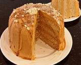 A picture of step 30 of Cinnamon Layer Cake with Whipped Cinnamon Cream Filling and Frosting.