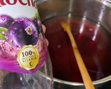 Gambar langkah 1 resipi Agar-agar Ribena Laici.