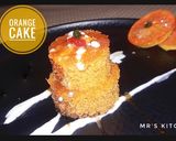 A picture of step 5 of Orange marmled mini cake.