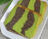 Foto langkah ke 13 dari resep Chiffon Cake Pandan-Ketan Hitam.