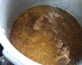 A picture of step 4 of Chettinad masala mutton curry.