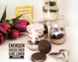 Foto langkah ke 2 dari resep Energen cheese oreo cake lumer.
