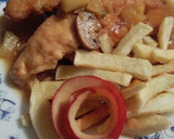 Foto del paso 5 de la receta: Pechugas en salsa de champiñones y manzana!!