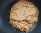 A picture of step 4 of Thirattipal or Jaggery Palkova.