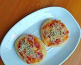 Foto langkah ke 4 dari resep Pizza Mini Eggless.