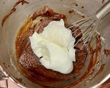 A picture of step 11 of 145 • Soft Chocolate, Almond, and Coffee Cake ❤️❤️❤️❤️.