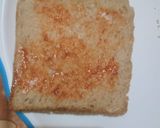 A picture of step 1 of Veg sandwich.