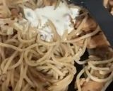 A picture of step 4 of Chicken Mushroom Carbonara.