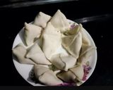 A picture of step 5 of Chana Samosa Chaat.