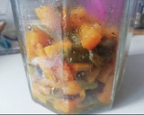 Foto del paso 2 de la receta: Crema de calabaza, judías verdes, queso y semillas
