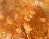 A picture of step 6 of Spinach stew with smoked fish and pomo (cowskin).