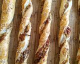 Foto del paso 7 de la receta Lazo de hojaldre de tomate seco, aceitunas y mostaza