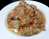 A picture of step 9 of Malai chicken.