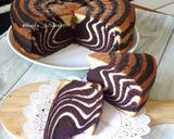 Foto langkah ke 8 dari resep Zebra Cake Putih Telur Super Rekomend.
