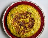 Foto del paso 6 de la receta: Tortilla de puerro y cebolla de verdeo