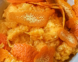 Foto del paso 1 de la receta: Pa de pessic amb polpa de taronja 🍊 (aprofitament) 💛❤️💛❤️💛❤️💛❤️💛