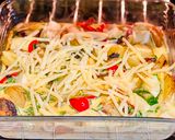 A picture of step 6 of Vegetable Fritatta.