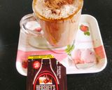 A picture of step 2 of Hershey's chocolate Cocoa 😋 Milk.