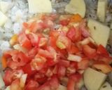 A picture of step 2 of Maggie rice.