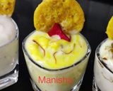 A picture of step 5 of Shrikhand Puri Shots.