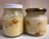 Foto del paso 5 de la receta: Yogur casero de durazno sin yogurtera light, natural, fácil y cremoso