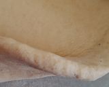 A picture of step 3 of Visheti /sweet coated fried tiny/ African donuts.