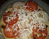 A picture of step 6 of Stuffed Chapati Tripe Layered Pizza.
