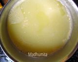 A picture of step 2 of Cheese Kofta Kadhi.