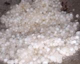 A picture of step 2 of সাবুর পায়েস.