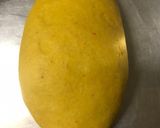 A picture of step 1 of Dal dhokli.