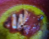 Gambar langkah 4 resipi Sambal Tempoyak Sardin Petai.