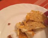 A picture of step 7 of Nachos with Ground Beef, Cheeses, and Guacamole.