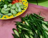 Foto langkah ke 3 dari resep Sayur Lombok Tempe Mlanding & Ati Ampela.