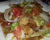 A picture of step 9 of Dhaba style chana chaat.