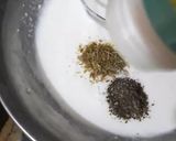 A picture of step 3 of Cucumber raita.