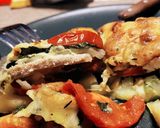 A picture of step 12 of Gratin Pork Loin with Potatoes and Vegetables.