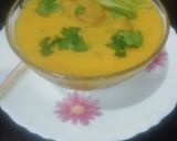 A picture of step 8 of Methi Pakoda Kadhi.