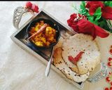 A picture of step 7 of GLuten Free SORGHUM Flour Garlic Roti (jowar flour garlic Roti).