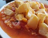 Foto del paso 6 de la receta: Tomaticán con papitas fritas
