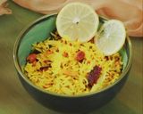 A picture of step 5 of Easy Lemon Rice.