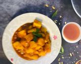 A picture of step 3 of Paten Dankalin Hausa/ Sweet potato porridge.