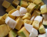 কুমড়োর ছক্কা (kumroer chokka recipe in Bengali) রেসিপি ধাপ - 2 ছবি