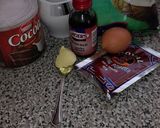 A picture of step 1 of Two minutes chocolate and coconut cake.