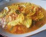 Foto del paso 3 de la receta: Sopa de merluza y almejas blancas
