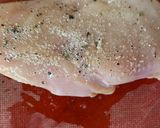 A picture of step 1 of Chicken Steak with Chimichurri.
