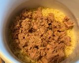 A picture of step 2 of Couscous salad with tuna.