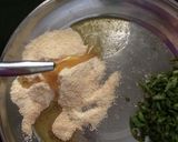 A picture of step 2 of અજમાના પાન ના મુઠીયા.