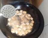 A picture of step 3 of Sweet Shakkarpare (Indian Sweet Fried Pastry).