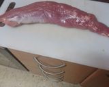 Foto del paso 3 de la receta: Solomillo de cerdo a la plancha con setas al ajillo y papas fritas